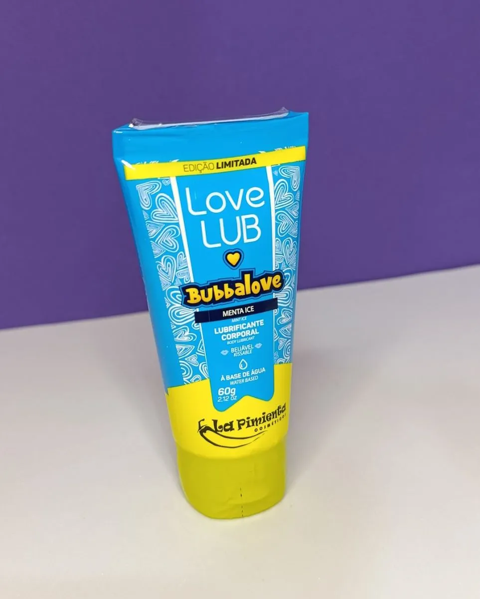LUBRIFICANTE INTIMO LOVE LUB BUBBALOVE MENTA ICE 60G LA PIMIENTA
