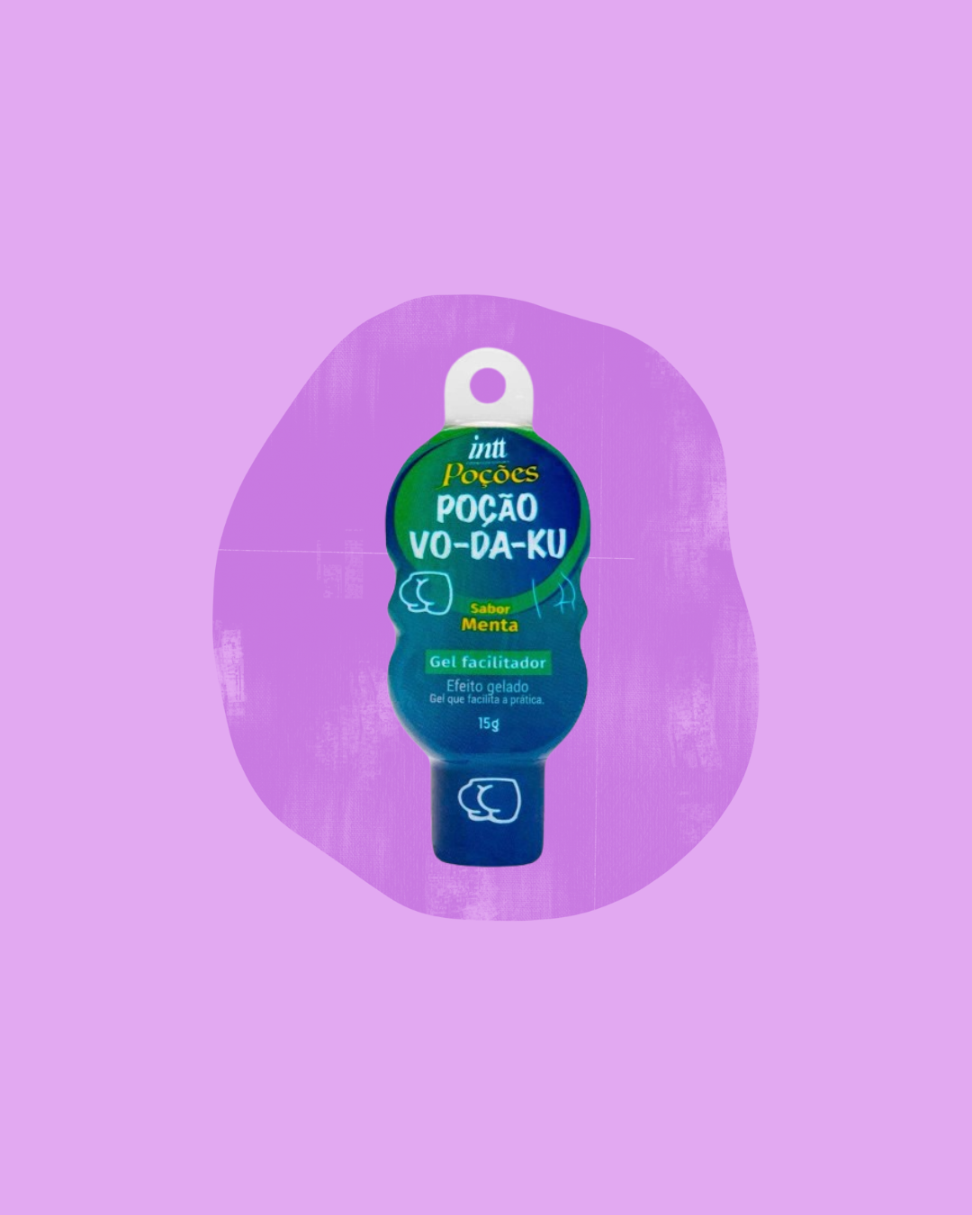 Poção Vo-Da-Ku gel facilitador com aroma de menta 15g