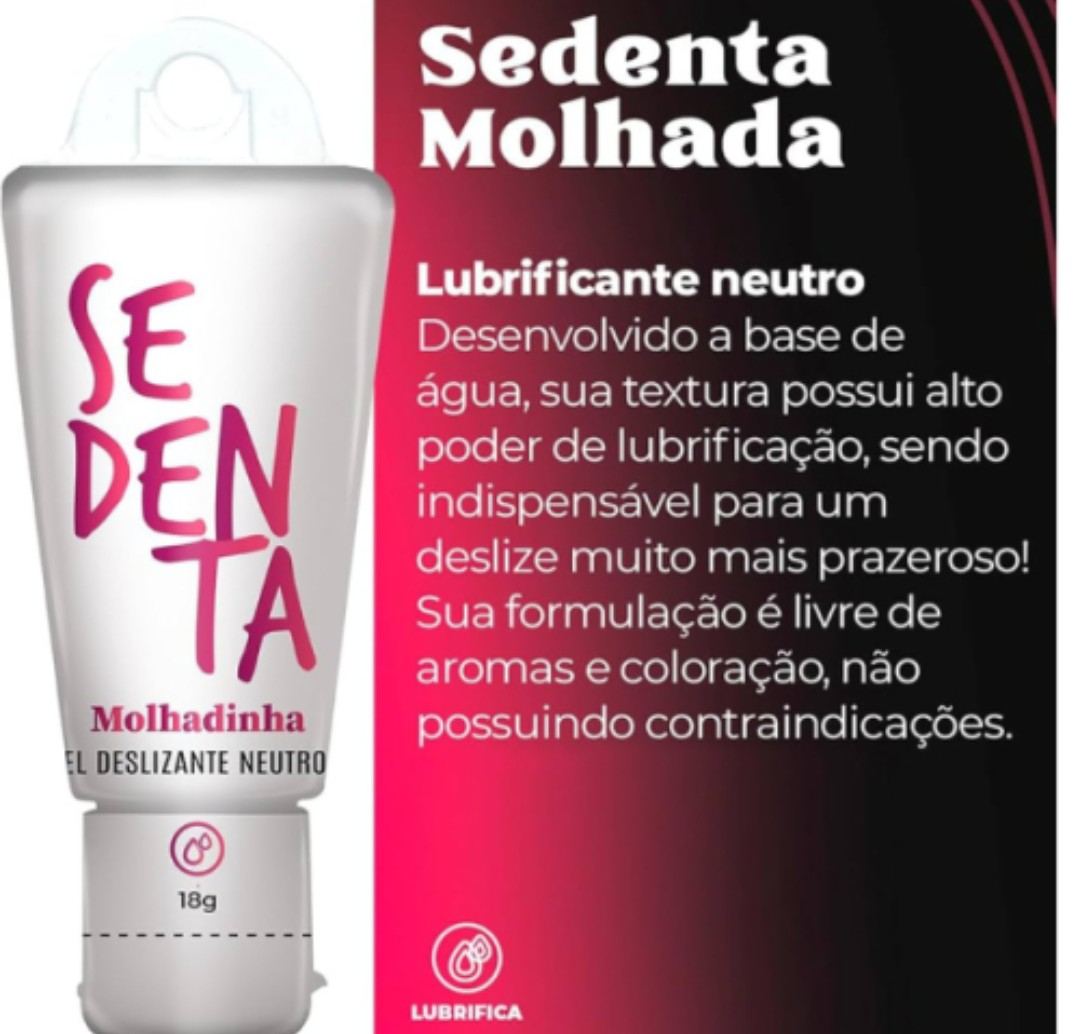 Lubrificante sedenta molhadinha 18g