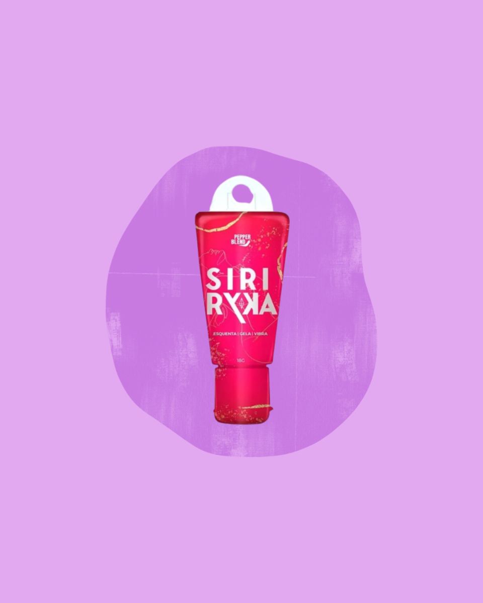 Siri Ryka Gel Comestível Esquenta, Gela e Vibra 18g