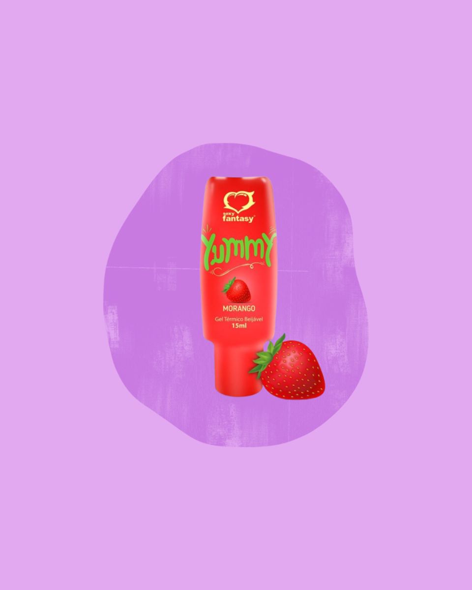 Yummy Gel Térmico Morango  15ml