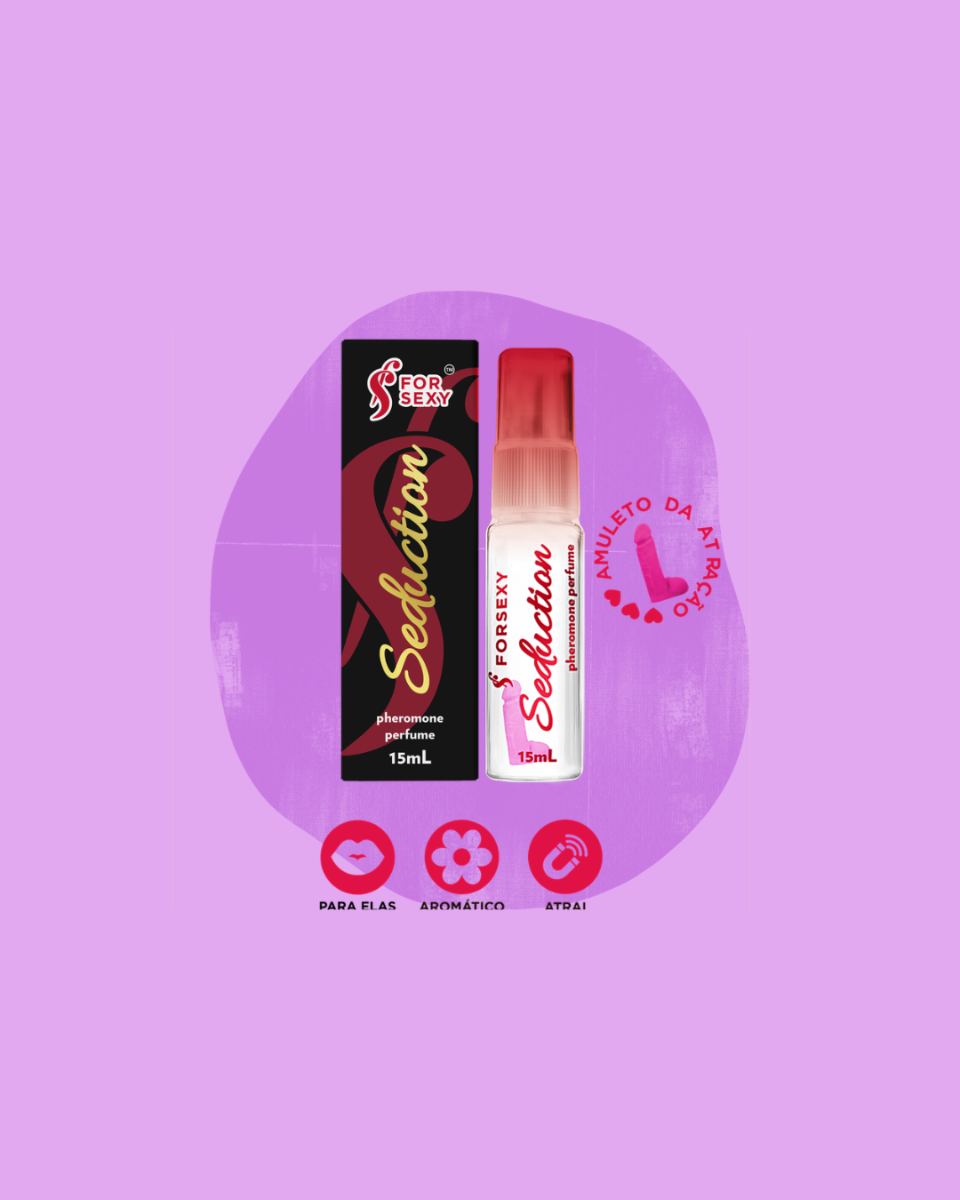 Seduction Perfume de Feromônios Feminino 15ml For Sexy