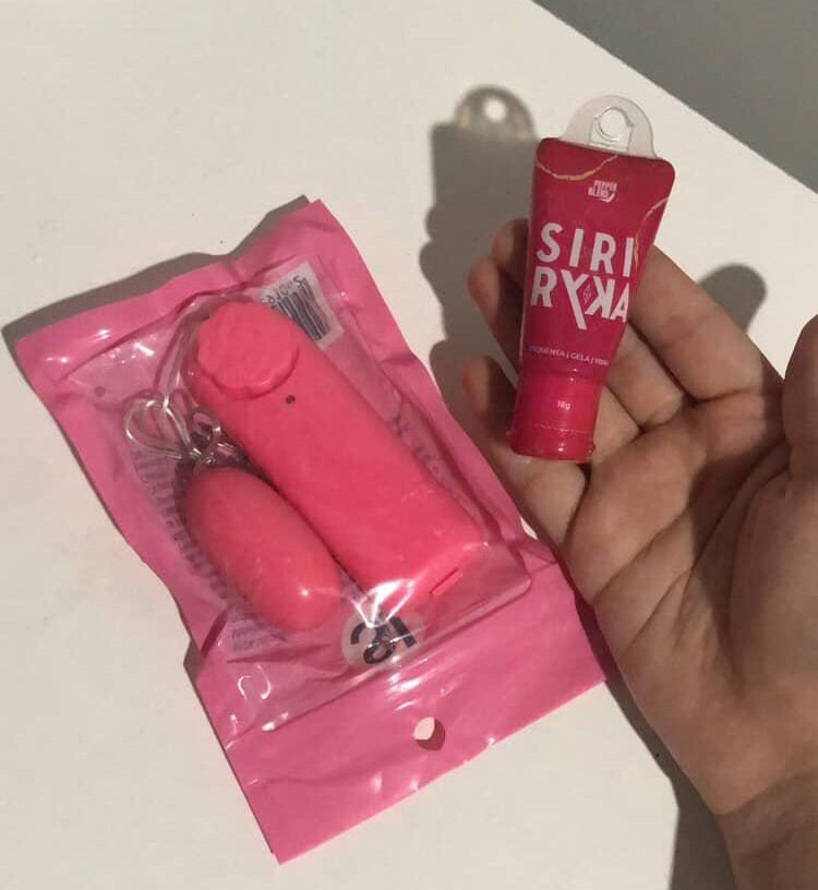 Kit vibrador bullet + sedenta molhadinha 18g