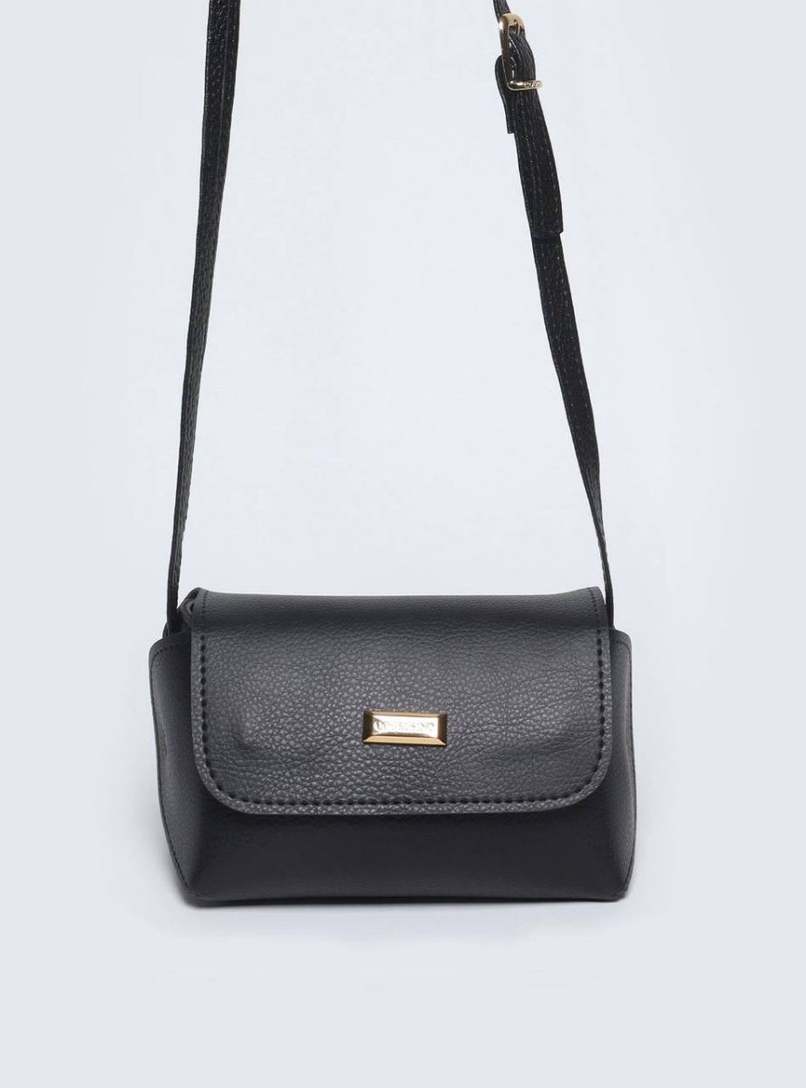 Bolsa feminina transversal preto